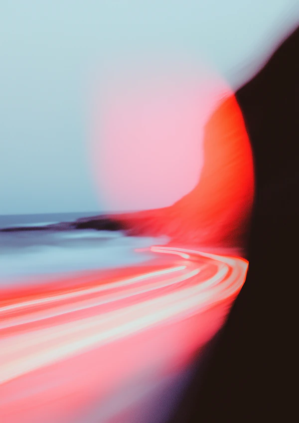 Abstract Coastal Lights