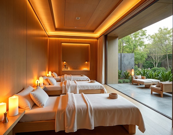 Serene Spa Room