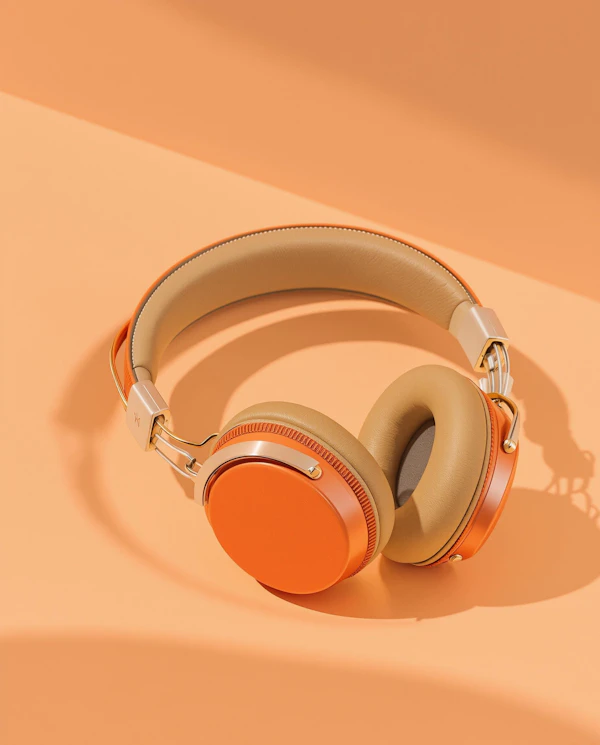Stylish Headphones Display