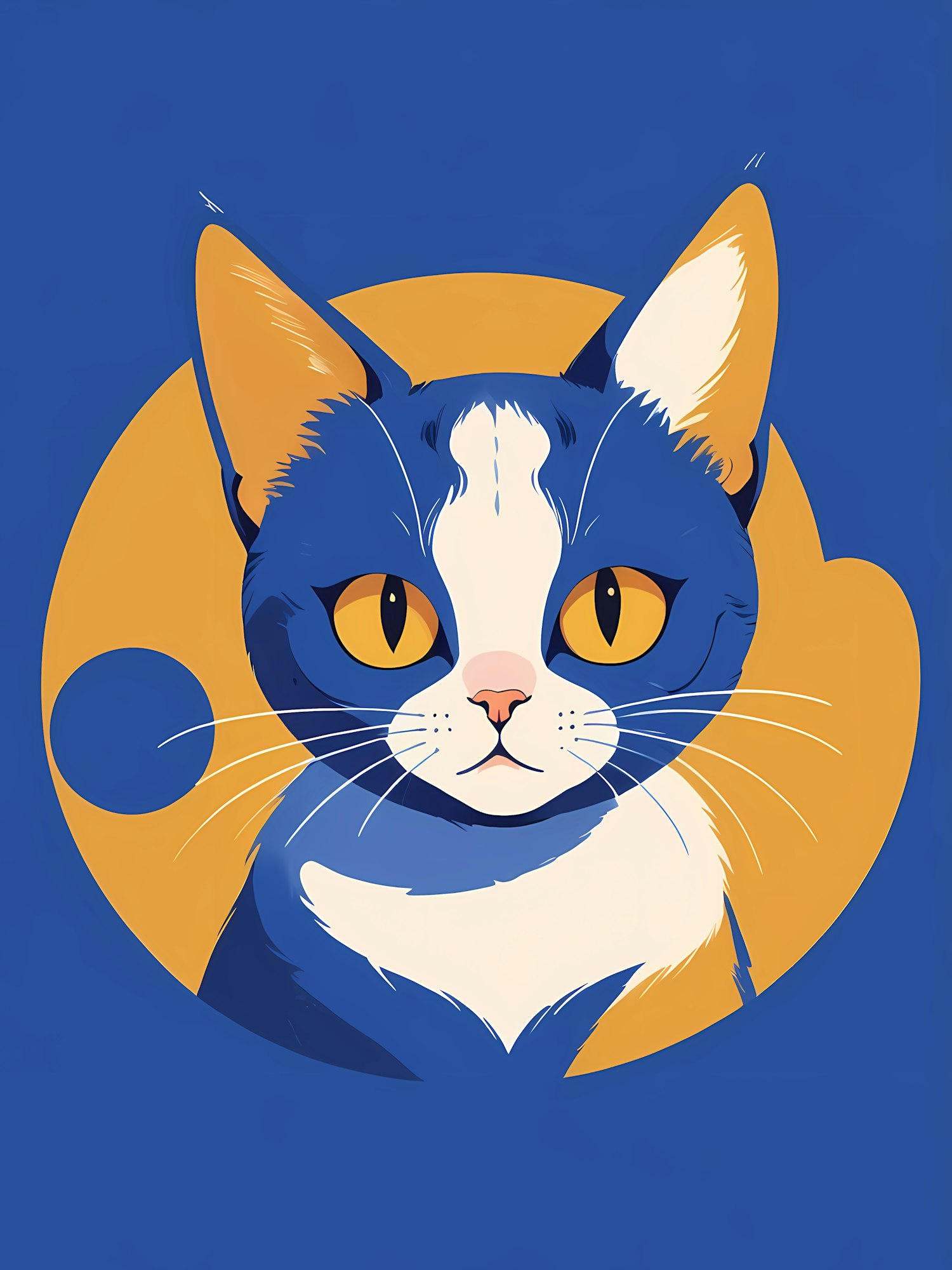 Stylized Cat Illustration