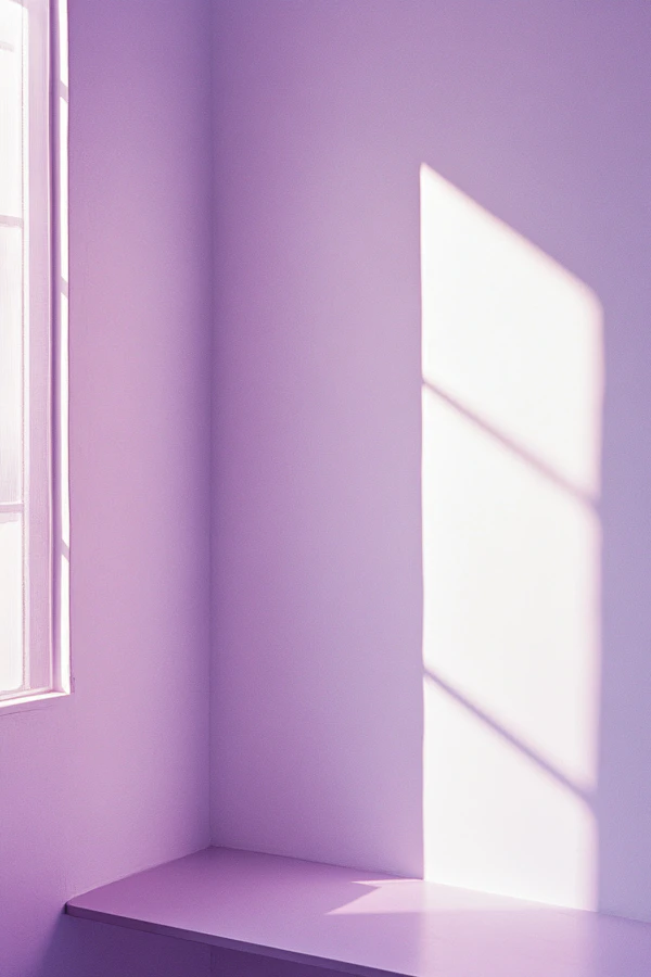Minimalist Lavender Room