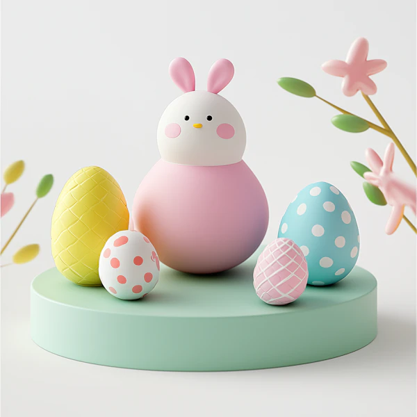 Pastel Easter Display