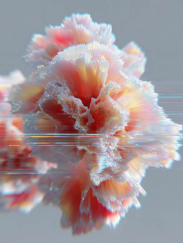 Abstract Coral Art
