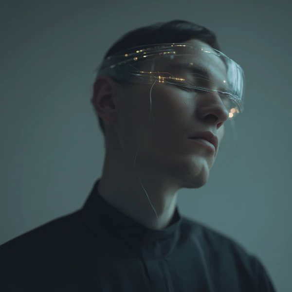 Futuristic Visor Portrait