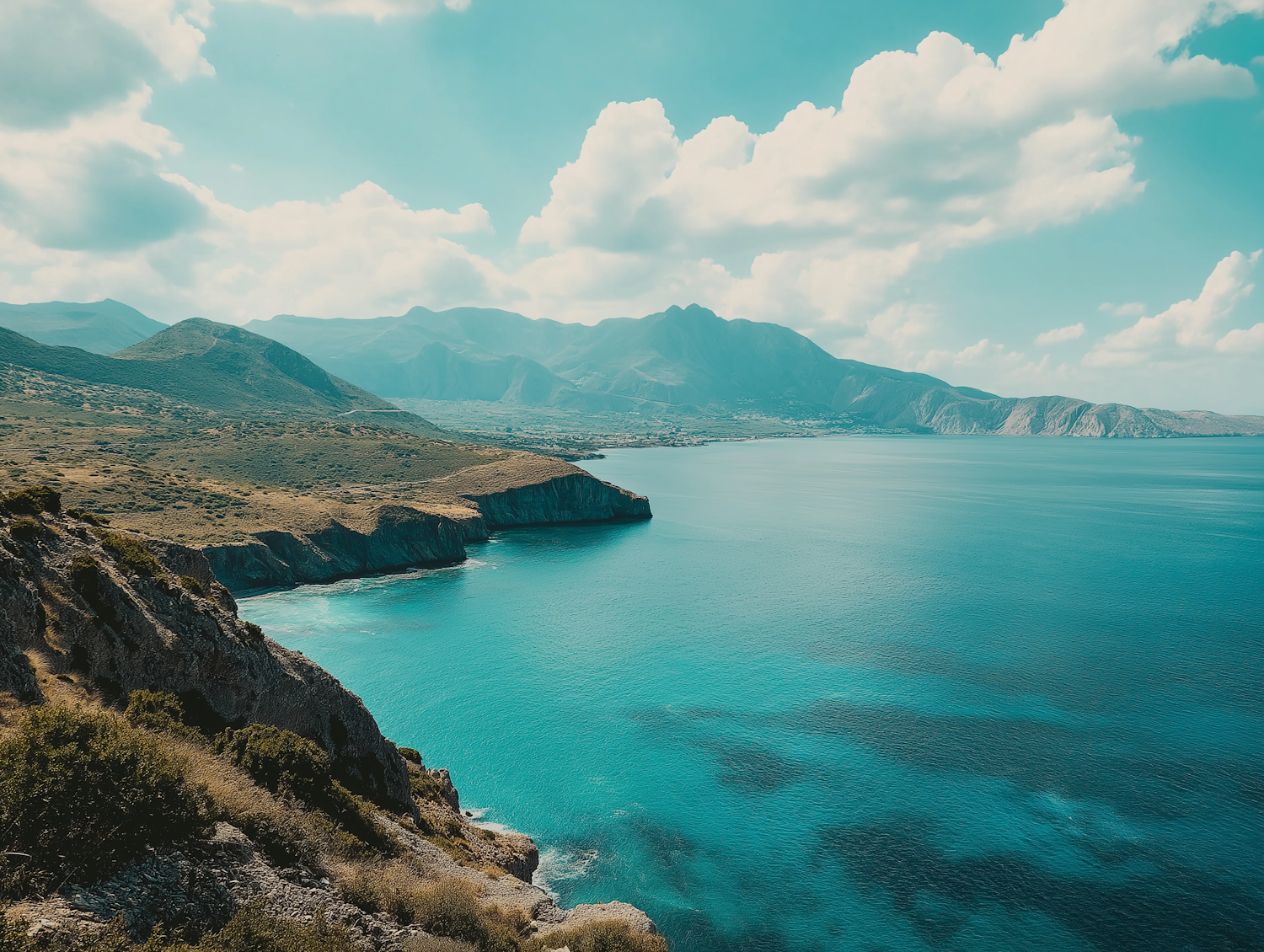 Serene Mediterranean Coastline