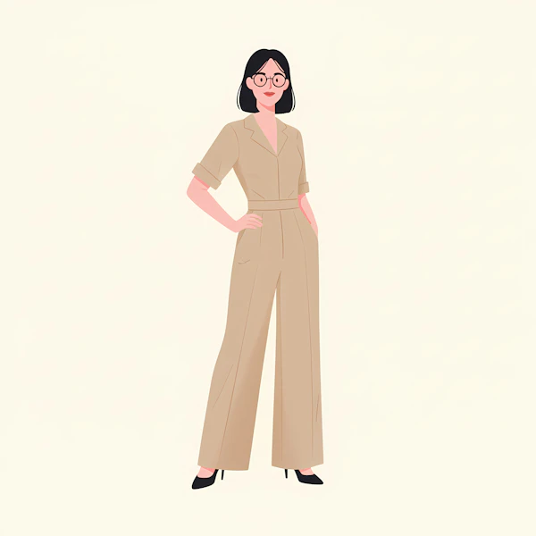 Stylized Woman Portrait