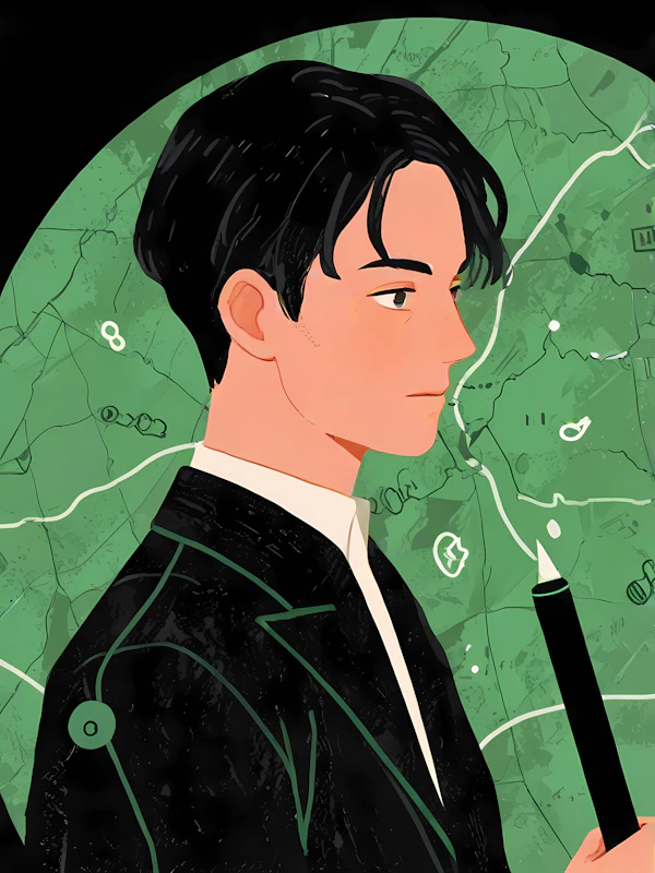 Stylized Profile Illustration