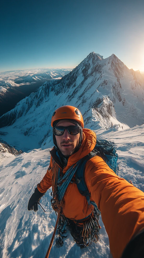 Mountain Climber Selfie