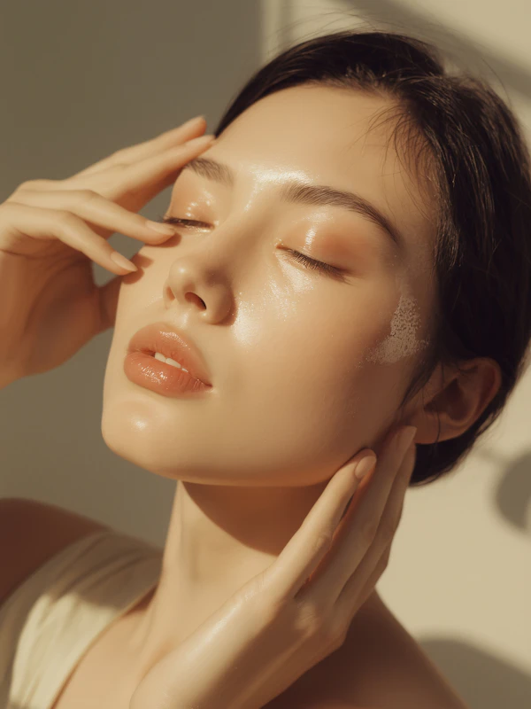 Serene Portrait Close-Up