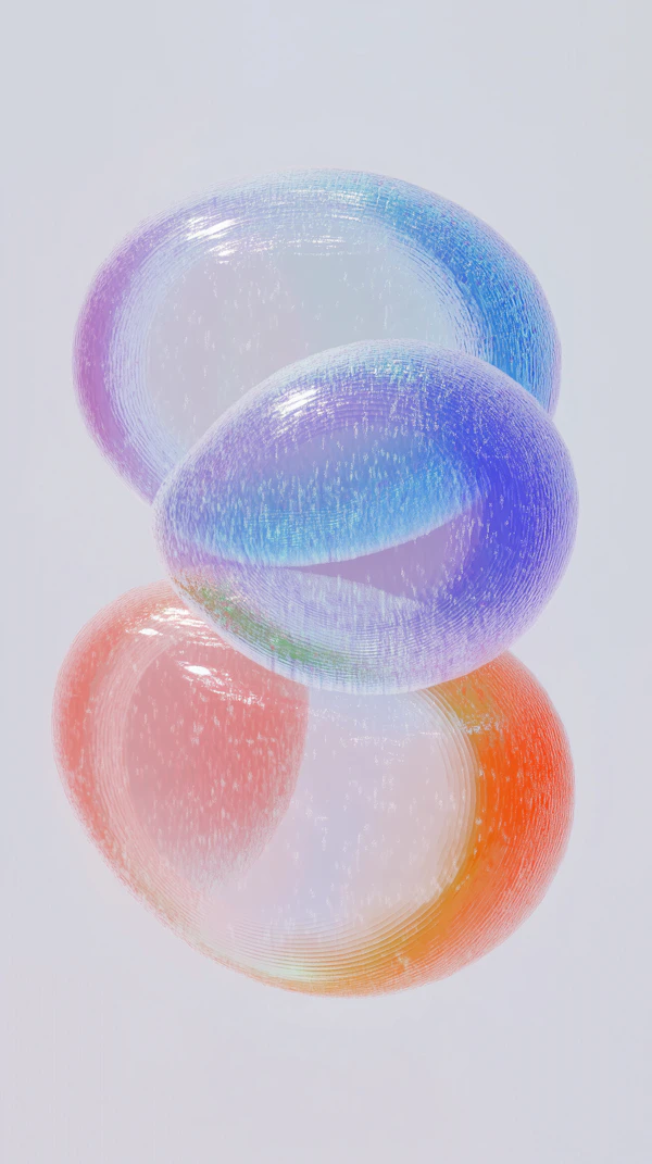 Translucent Egg-Shaped Forms