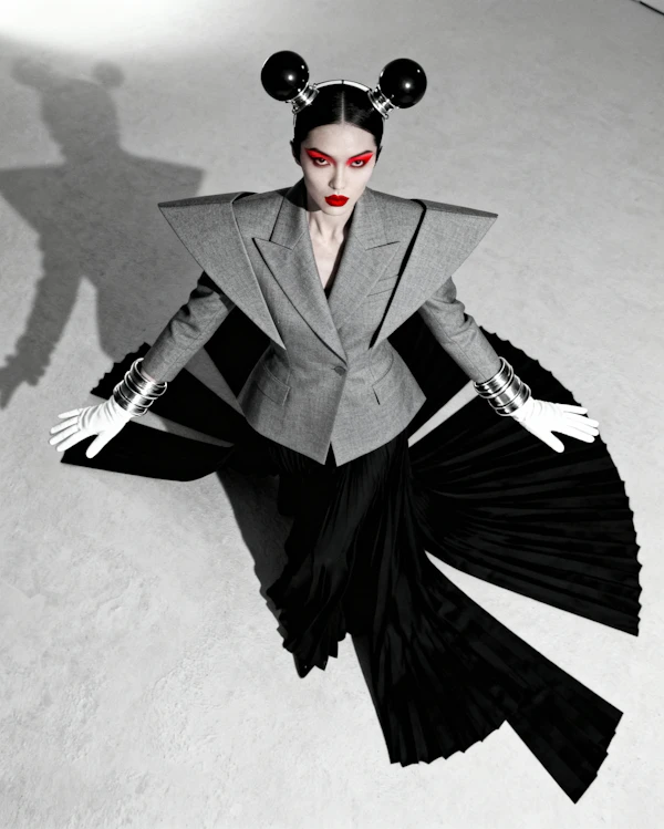 Avant-Garde Fashion Portrait