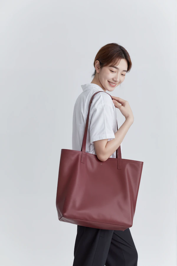 Stylish Woman with Tote