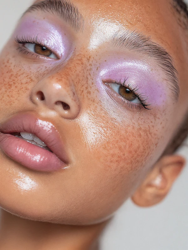Freckled Beauty Close-Up