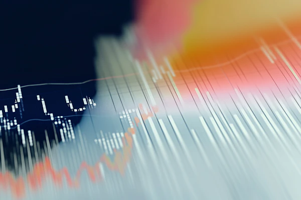 Abstract Financial Chart