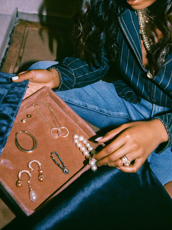 Woman with Jewelry Box