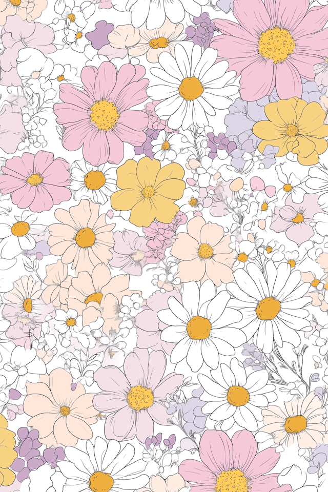 Vibrant Floral Illustration