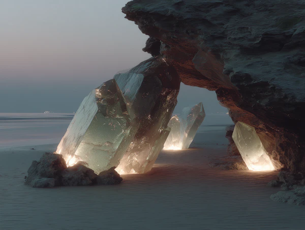 Crystal Beach at Dusk