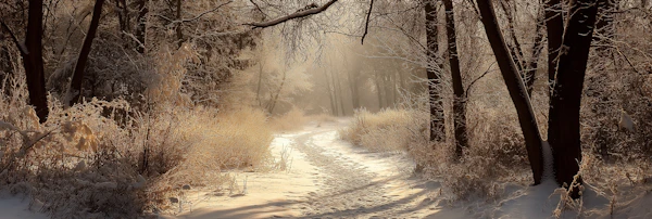 Serene Winter Forest
