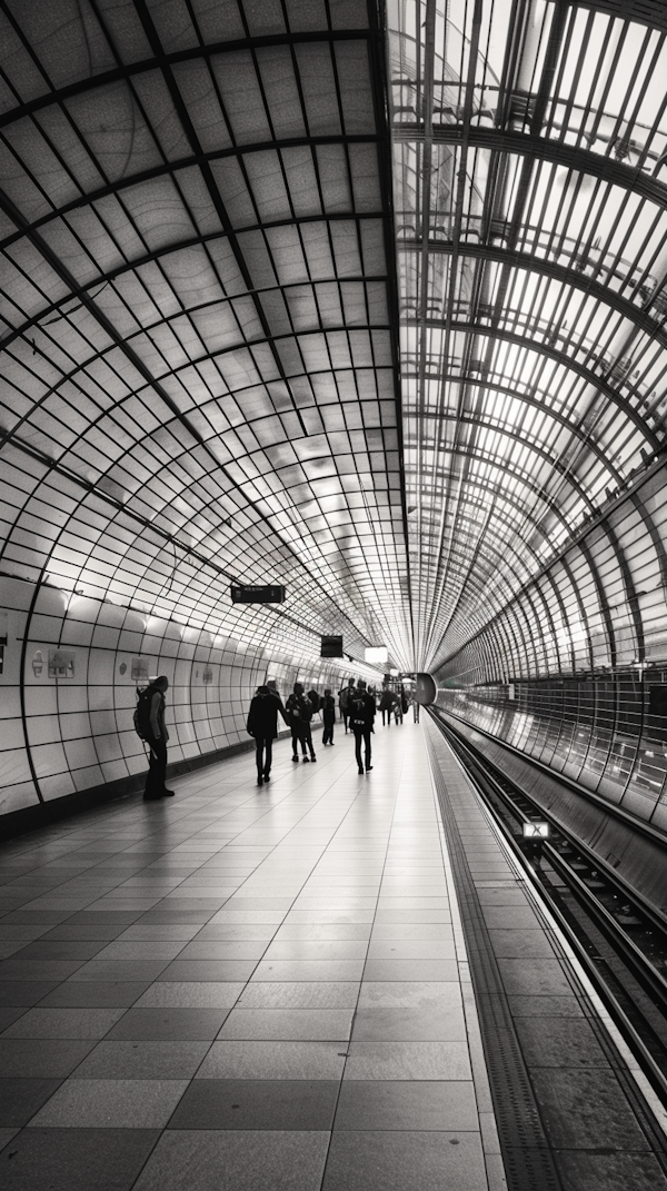 Modern Subway Station