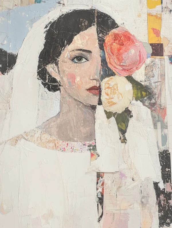 Fragmented Floral Portrait
