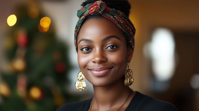 Portrait of a Woman with Headscarf