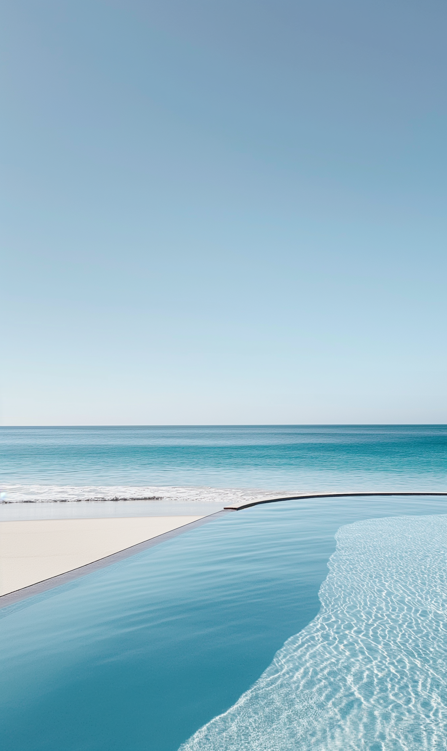 Serene Pool and Sea