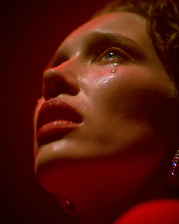 Dramatic Red Portrait