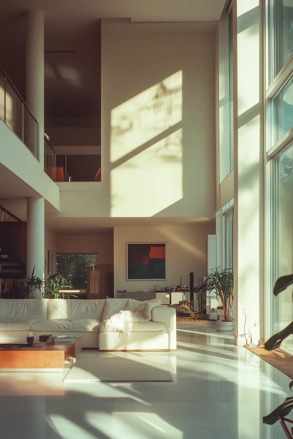 Modern Spacious Living Room