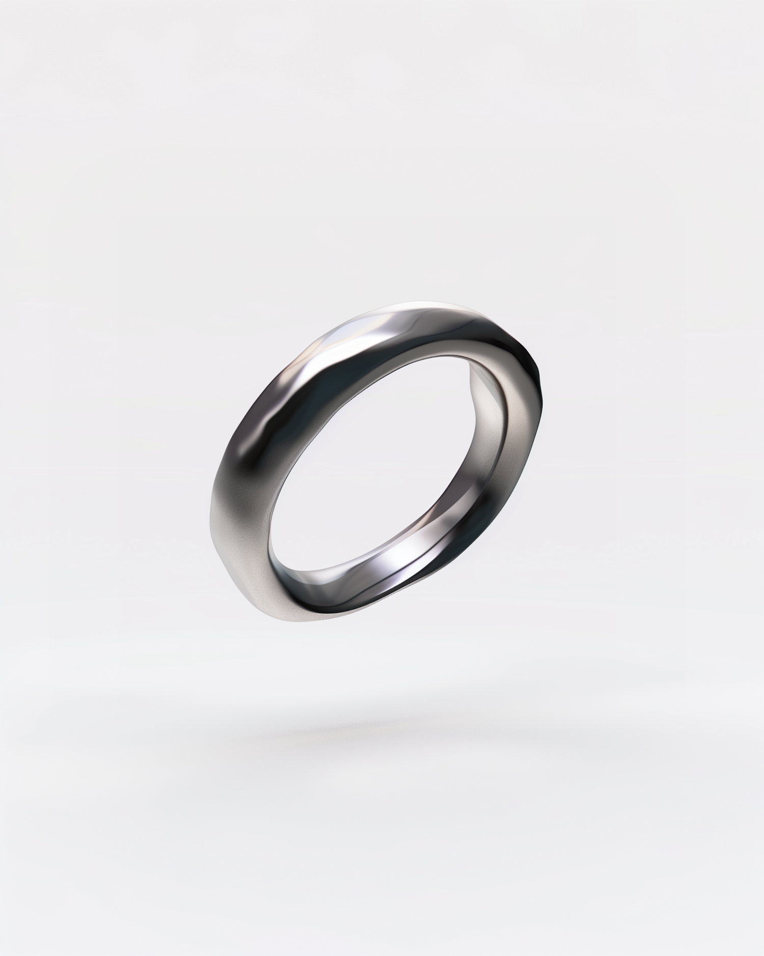 Floating Metallic Ring