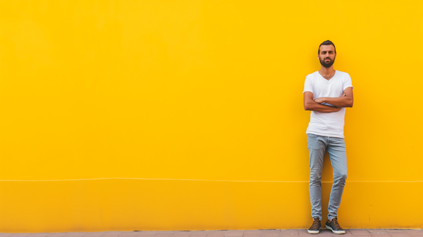 Confident Casual in Yellow