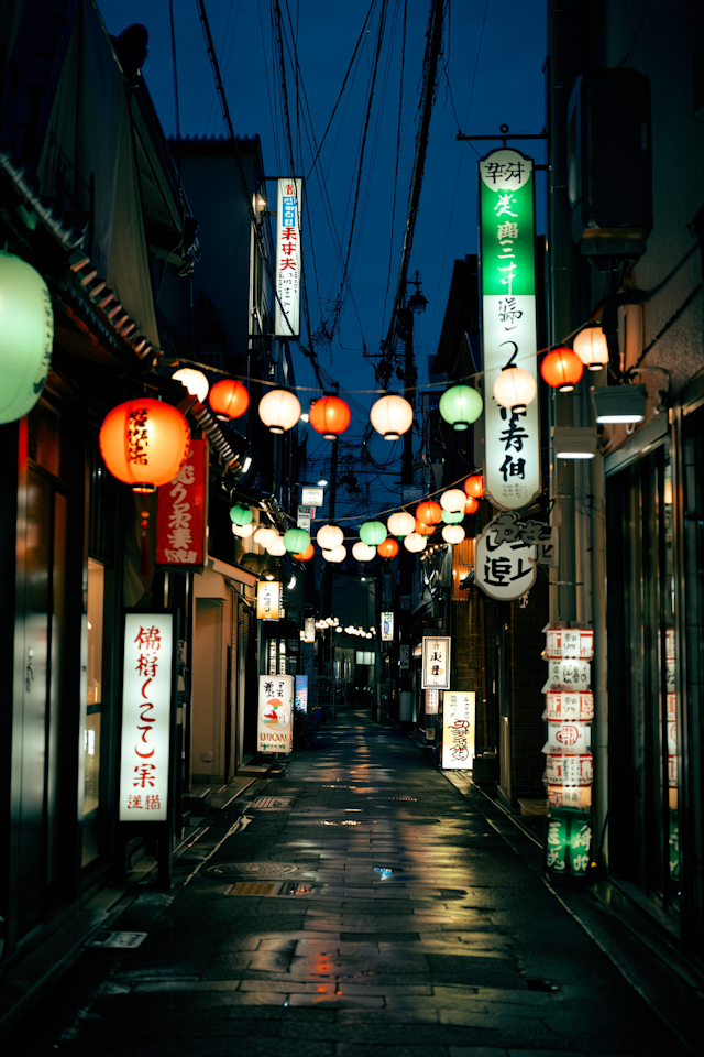 Japanese Night Street