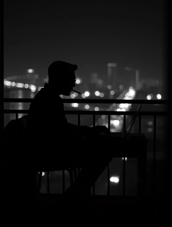Contemplative Silhouette