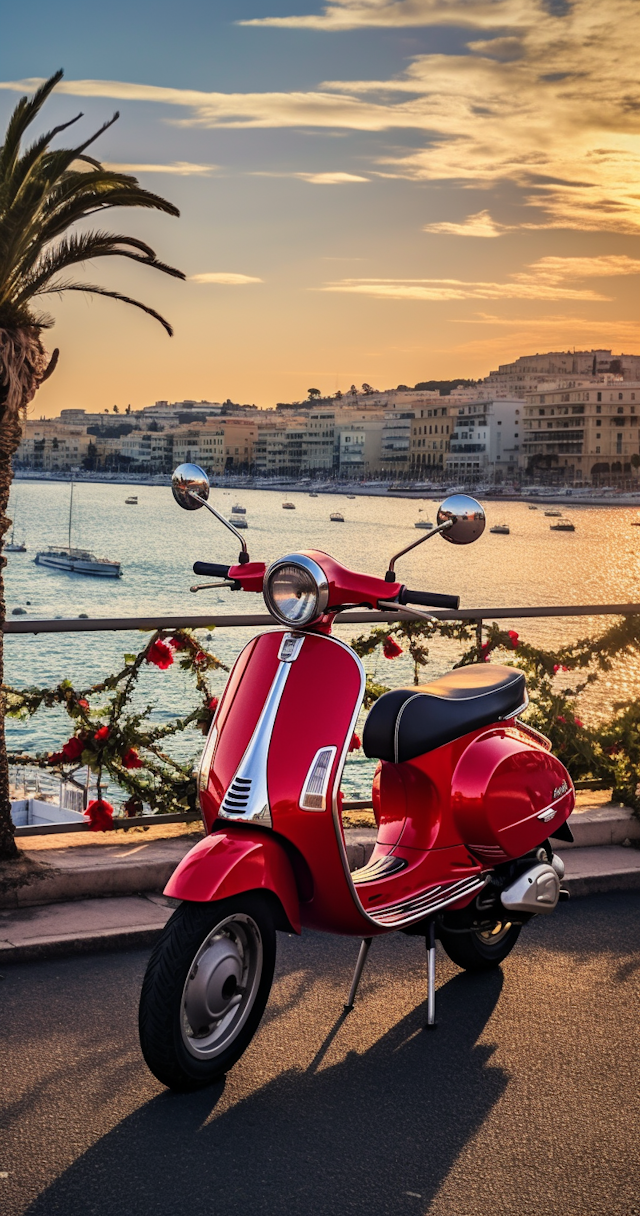 Mediterranean Sunset Scooter