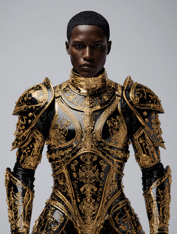 Regal Armored Portrait