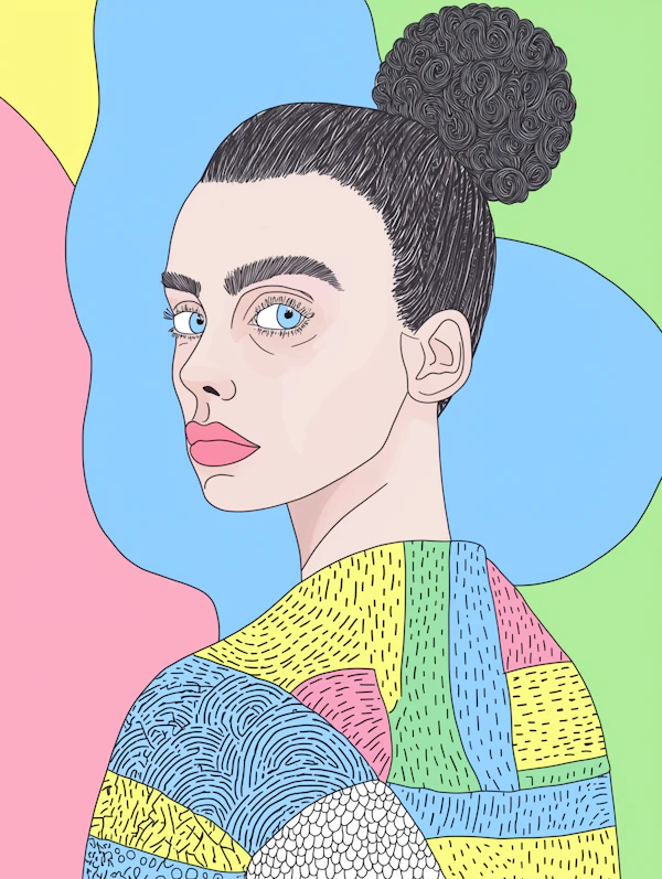 Stylized Portrait Illustration