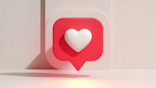 3D Social Media Icon