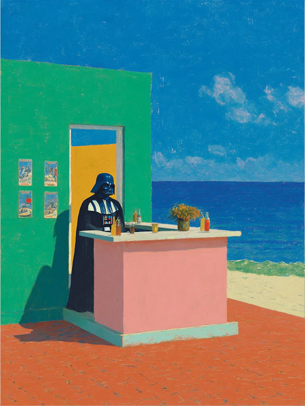 Surreal Beachside Bar