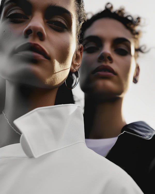 Dramatic Close-Up Portrait