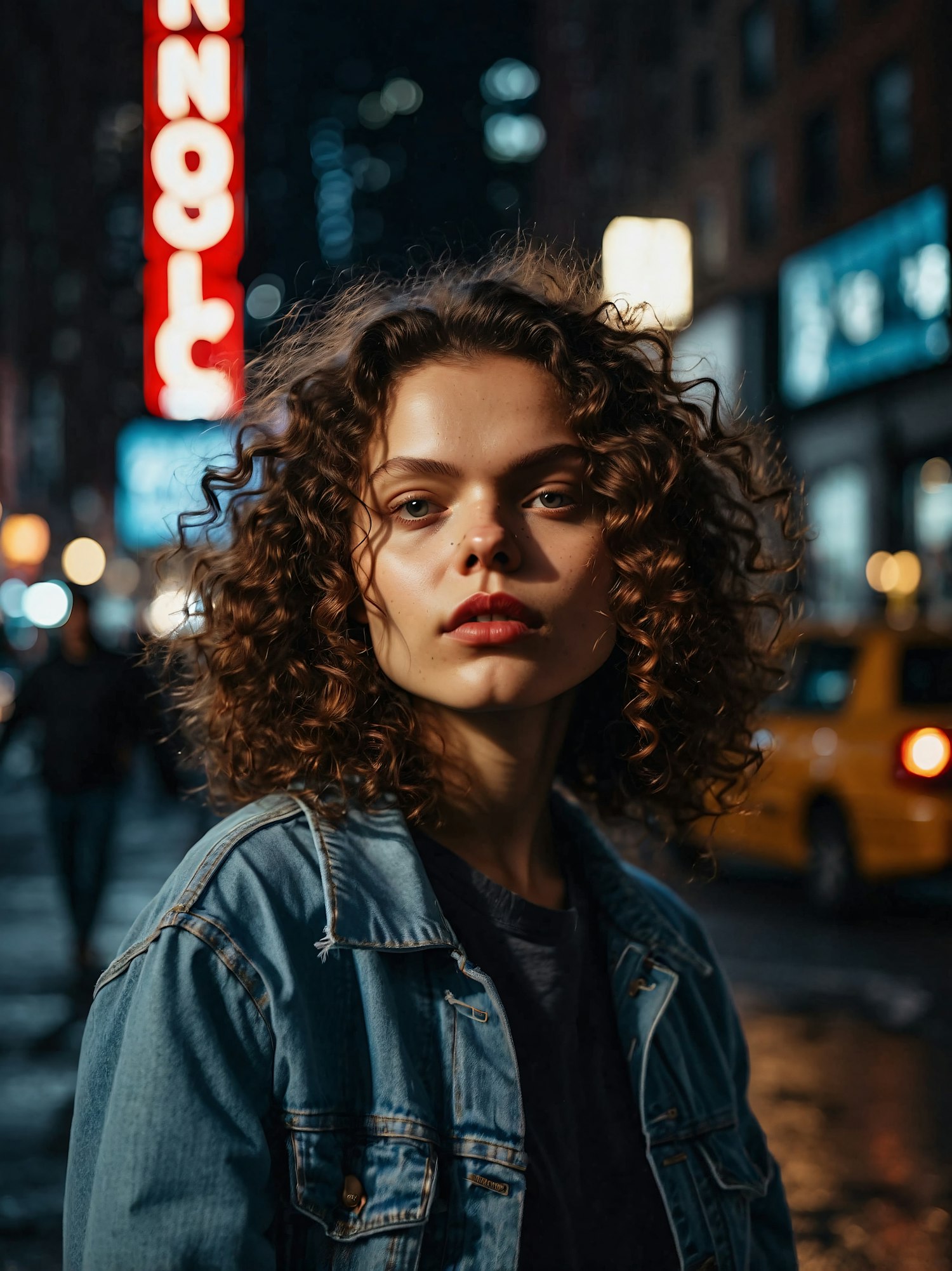 Urban Night Portrait