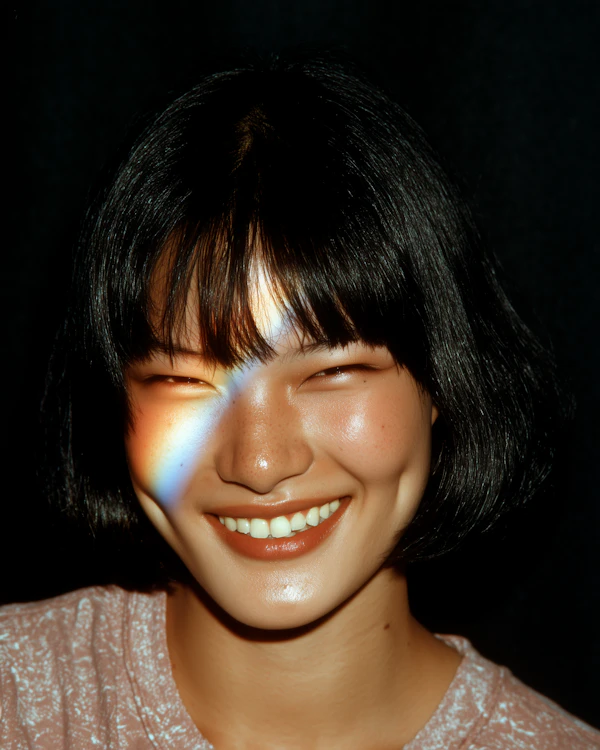 Rainbow Highlight Portrait