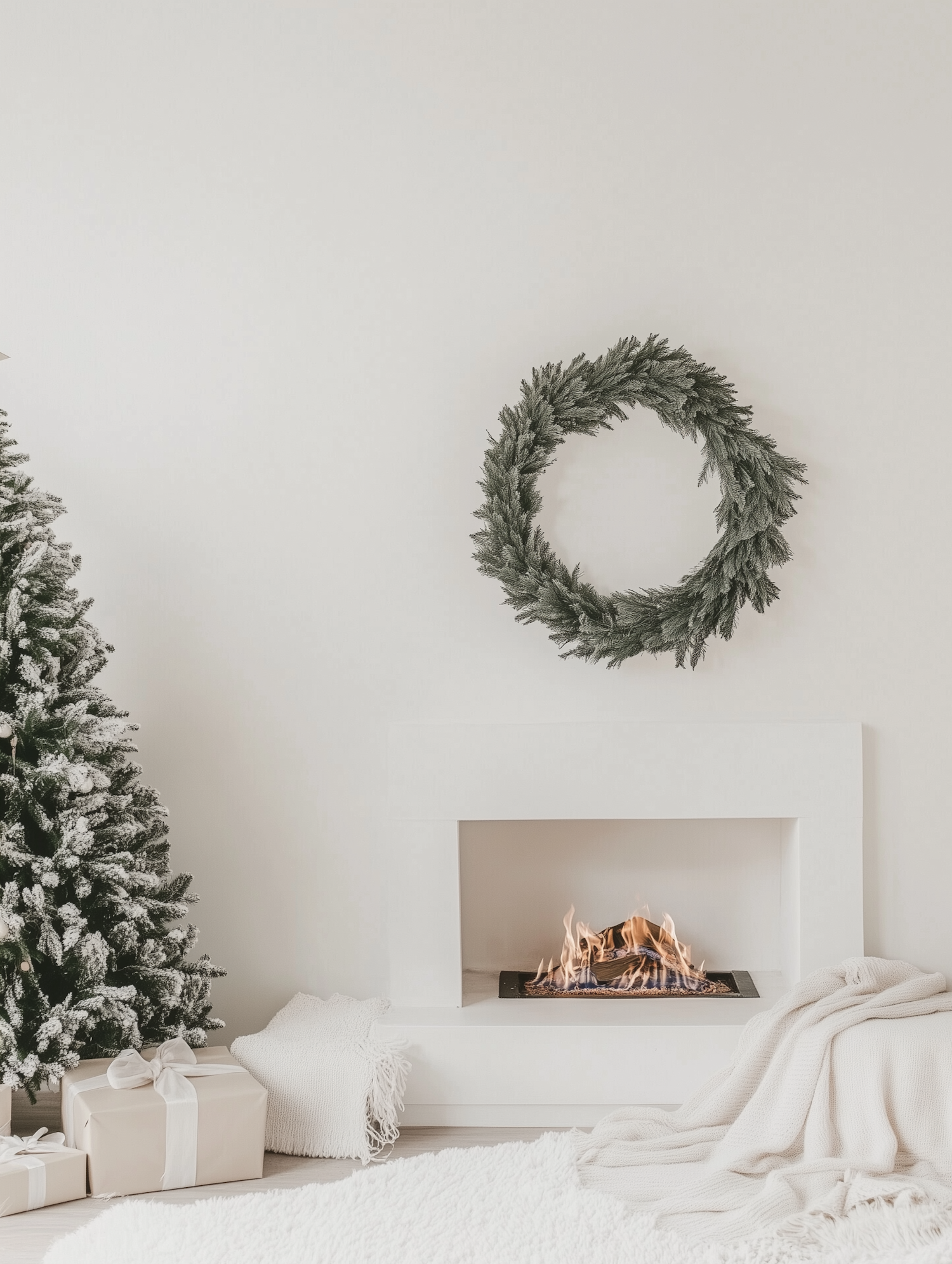 Cozy Minimalist Holiday Scene