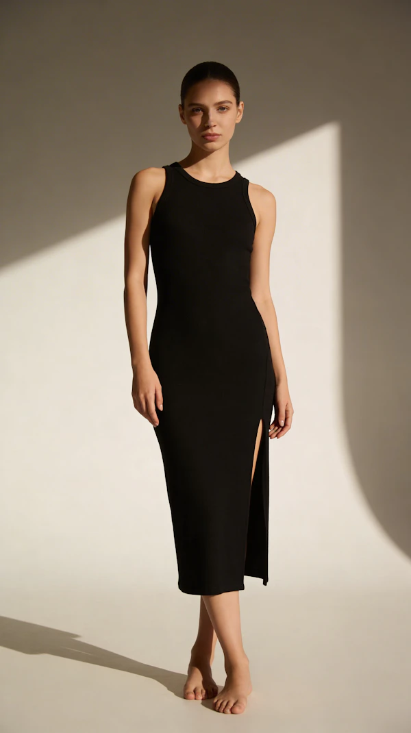 Elegant Woman in Black