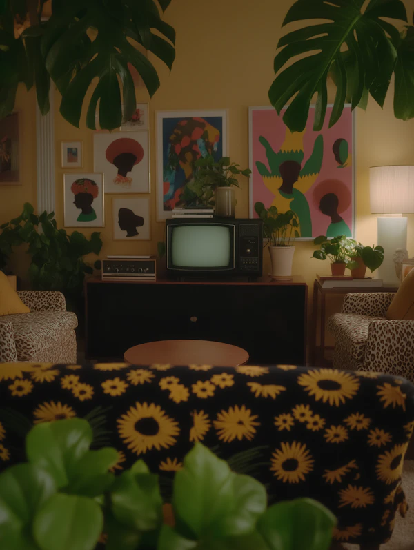 Retro Living Room Decor
