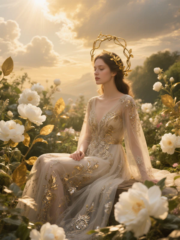 Golden Garden Serenity