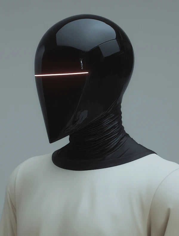 Futuristic Humanoid Figure
