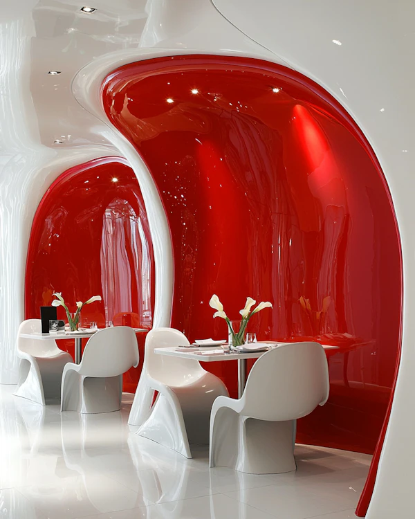 Futuristic Dining Space