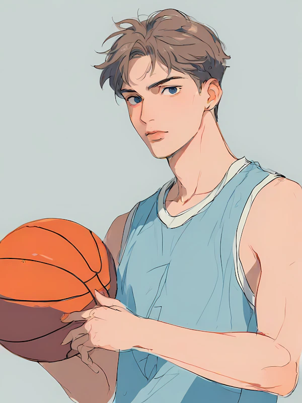 Basketball Player Portrait