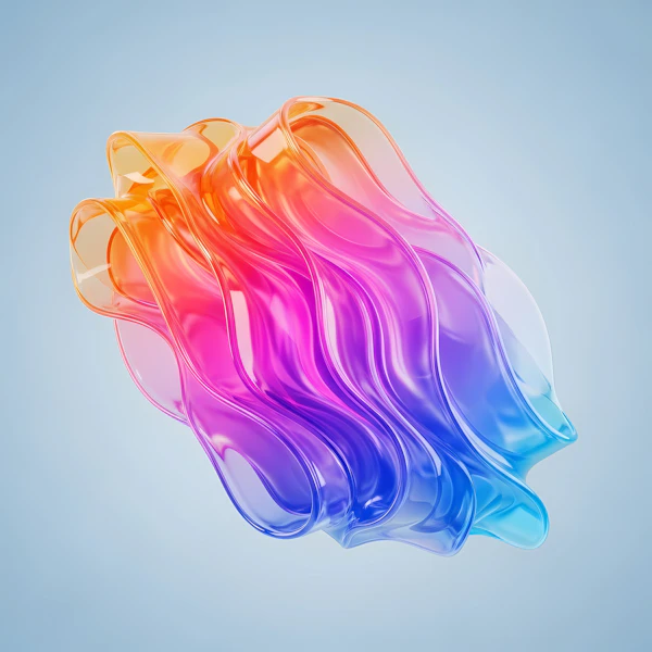 Abstract Ribbon Design