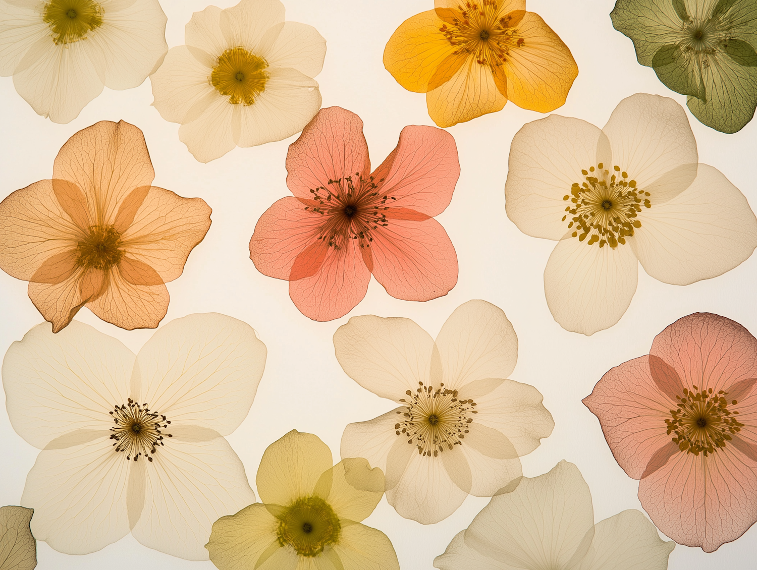 Delicate Translucent Flowers