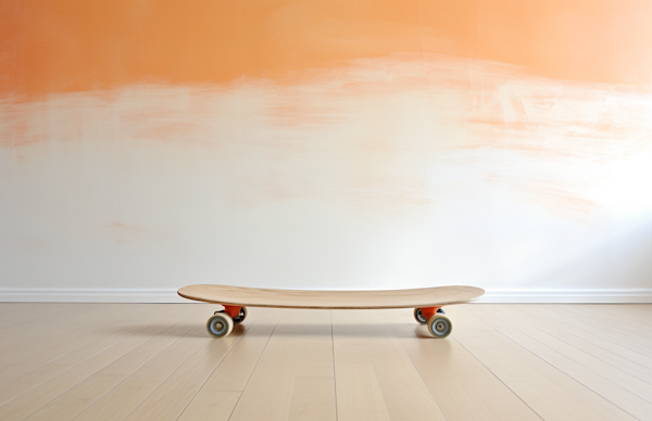 Harmony in Motion: A Skateboard's Stillness